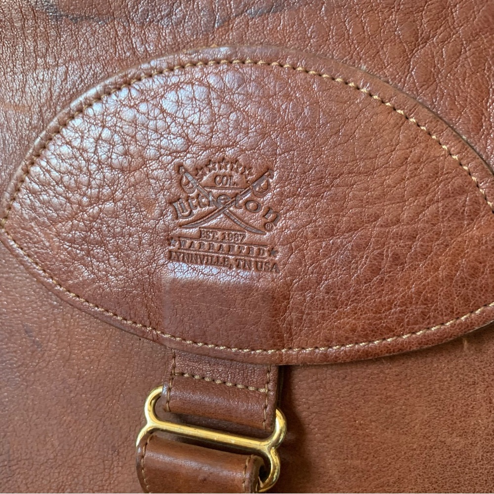Col. Littleton Fine Leather Vintage Tablet Bag - Picture 2 of 7